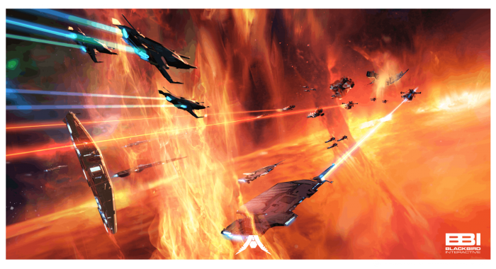 Konzeptzeichnung von Homeworld 3 (Bild: Gearbox Publishing)